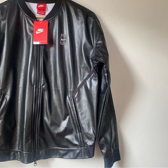 Nike 744004 Nikecourt tennis jacket full zip  black NWT - Picture 12 of 13